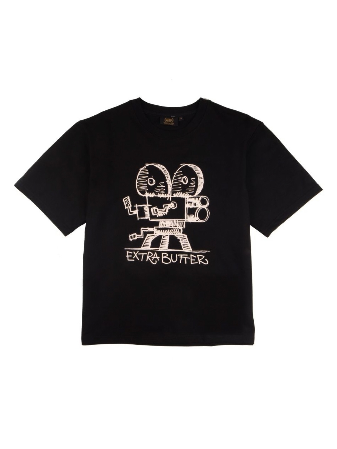 

Extra Butter Unisex DelCine Tee, Black