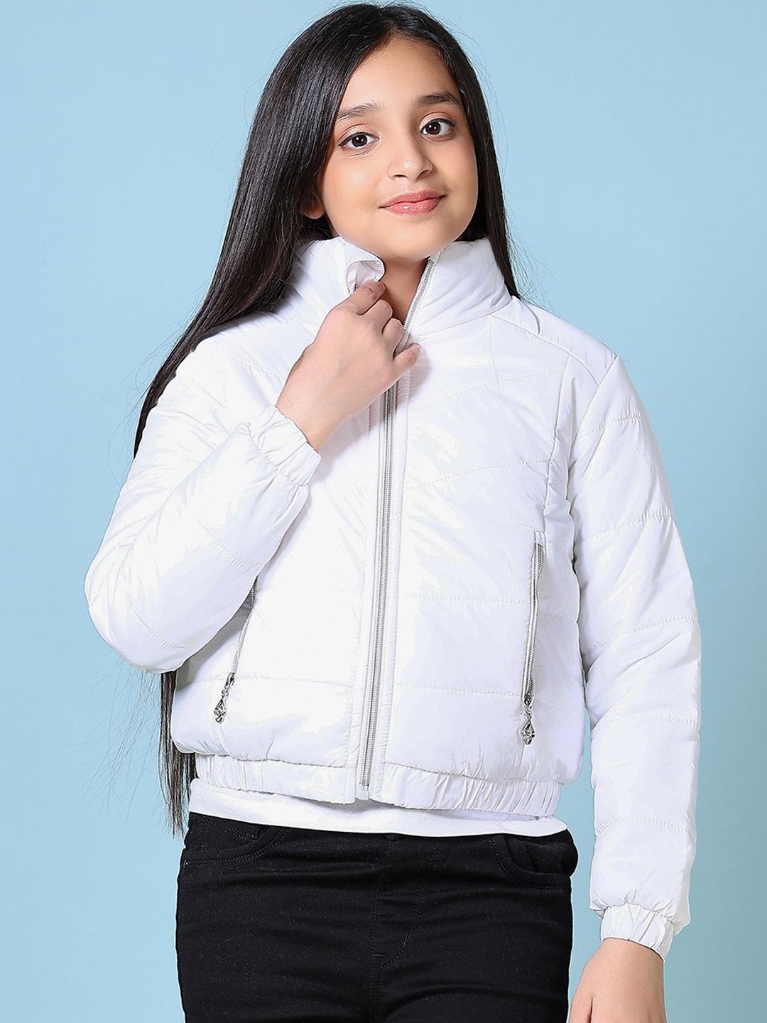 

V-Mart Girls Jacket, White