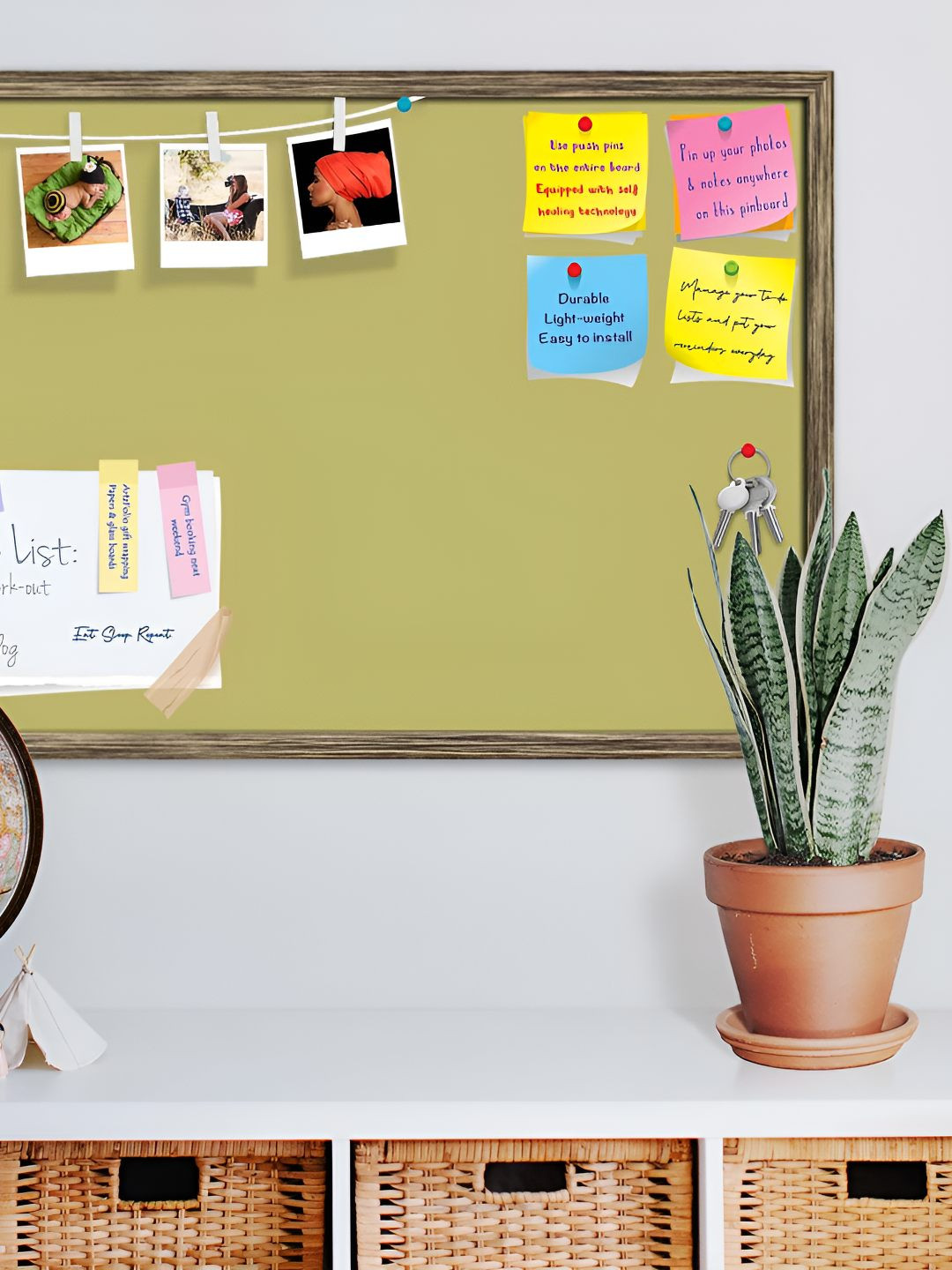 

ArtzFolio Wooden Notice Board, Yellow