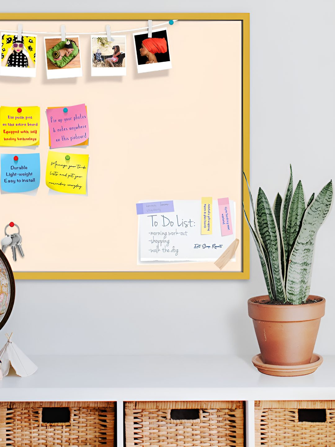 

ArtzFolio Wooden Notice Board, White