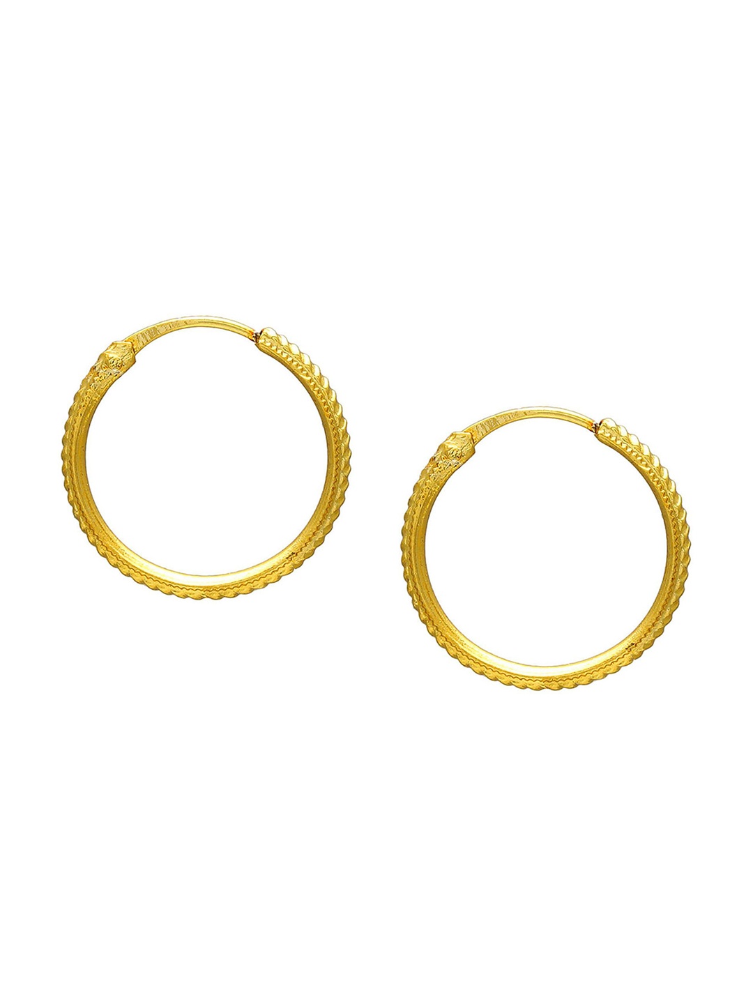 

MEMOIR Contemporary Hoop Earrings, Gold