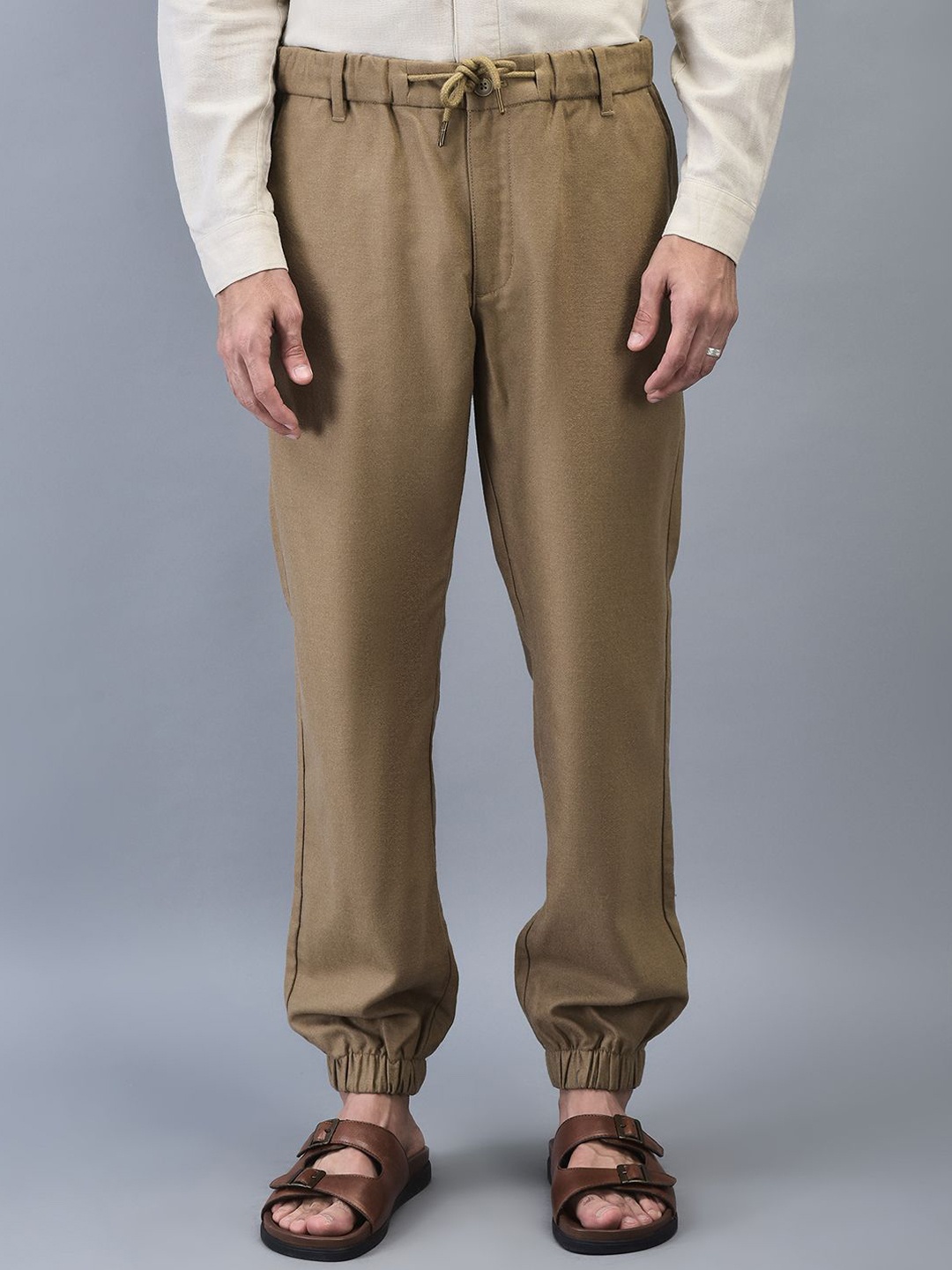 

Woods Men Joggers Casual Trousers, Beige