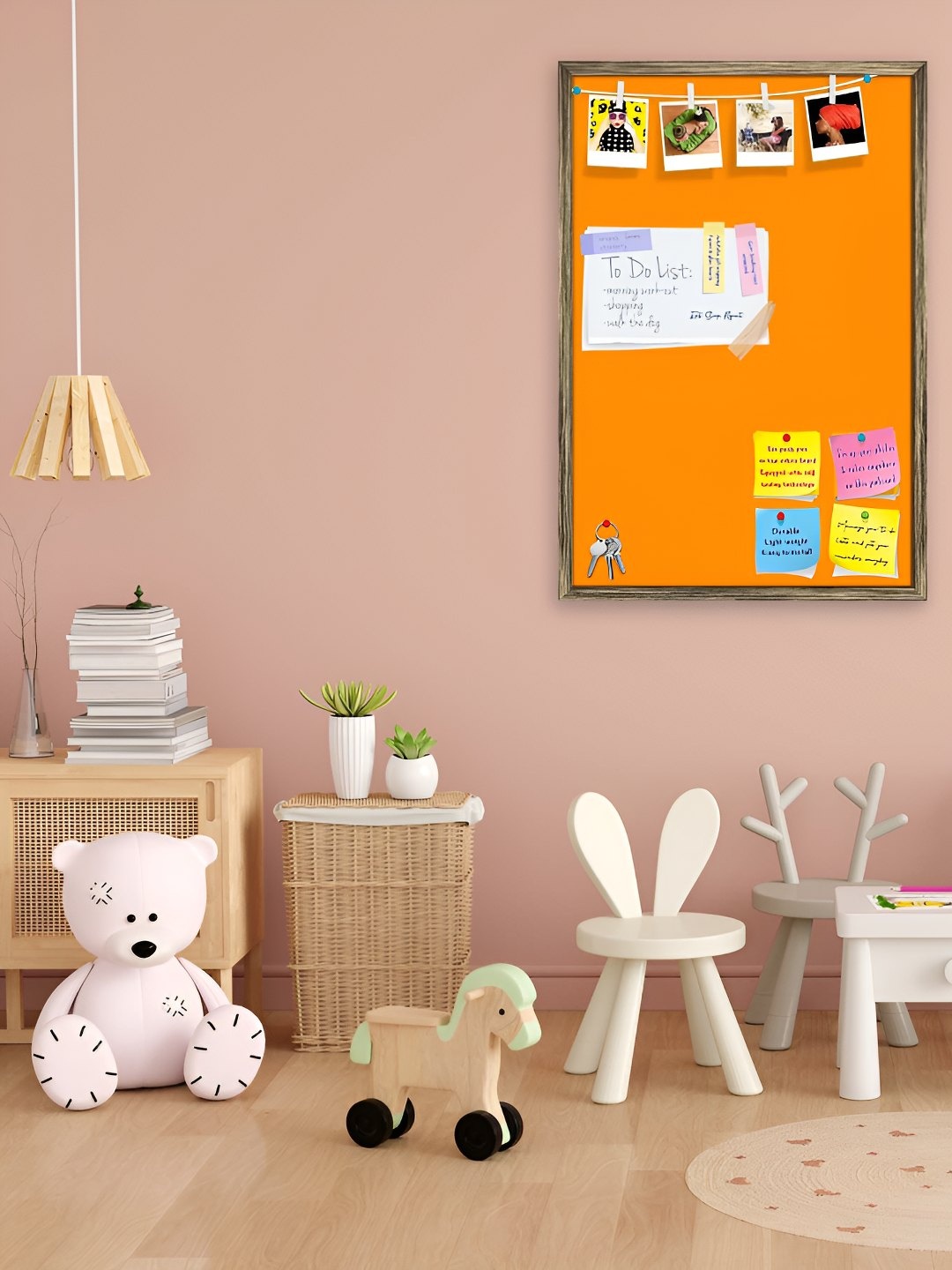 

ArtzFolio Wooden Notice Board, Orange