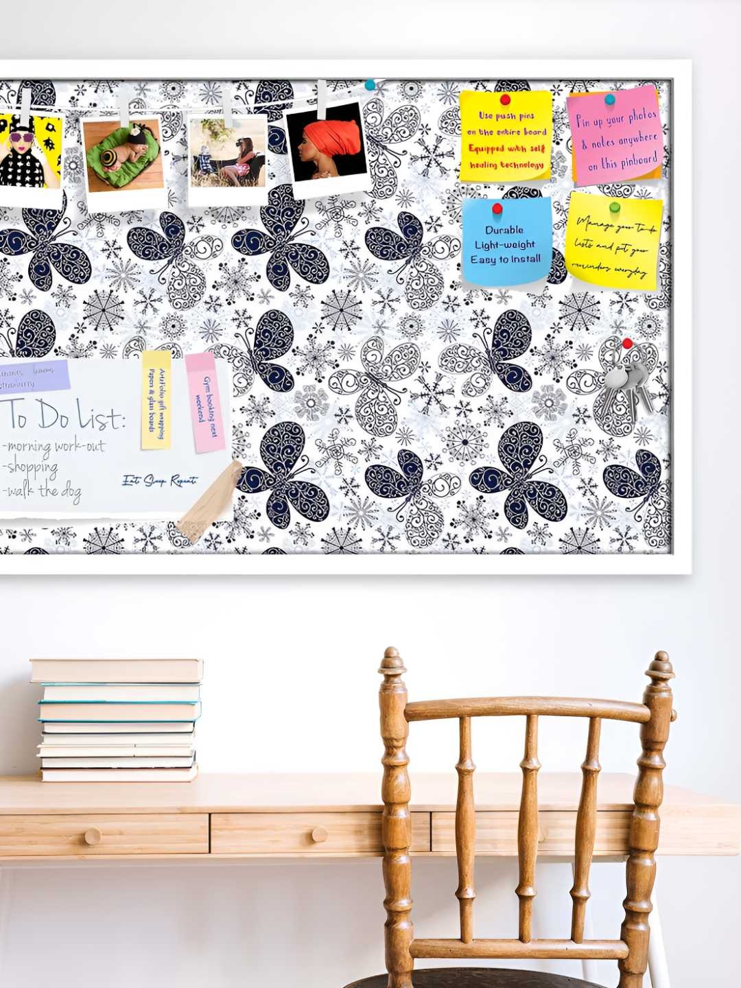 

ArtzFolio Wooden Notice Pin Board, Multi