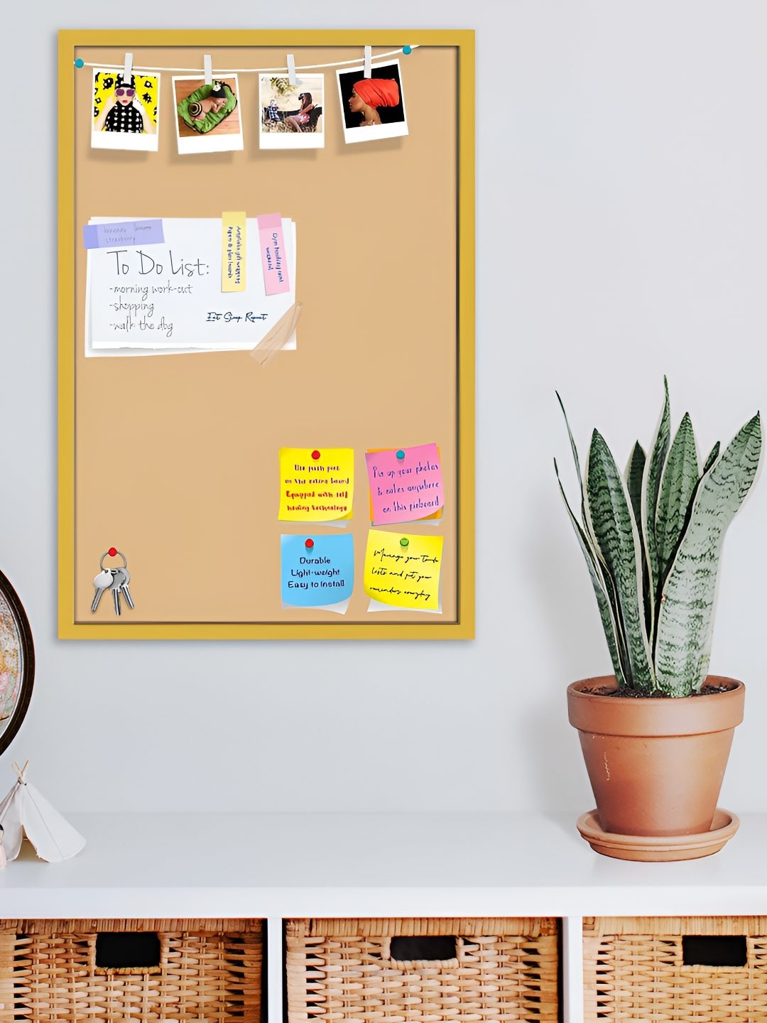 

ArtzFolio Wooden Notice Board, Brown