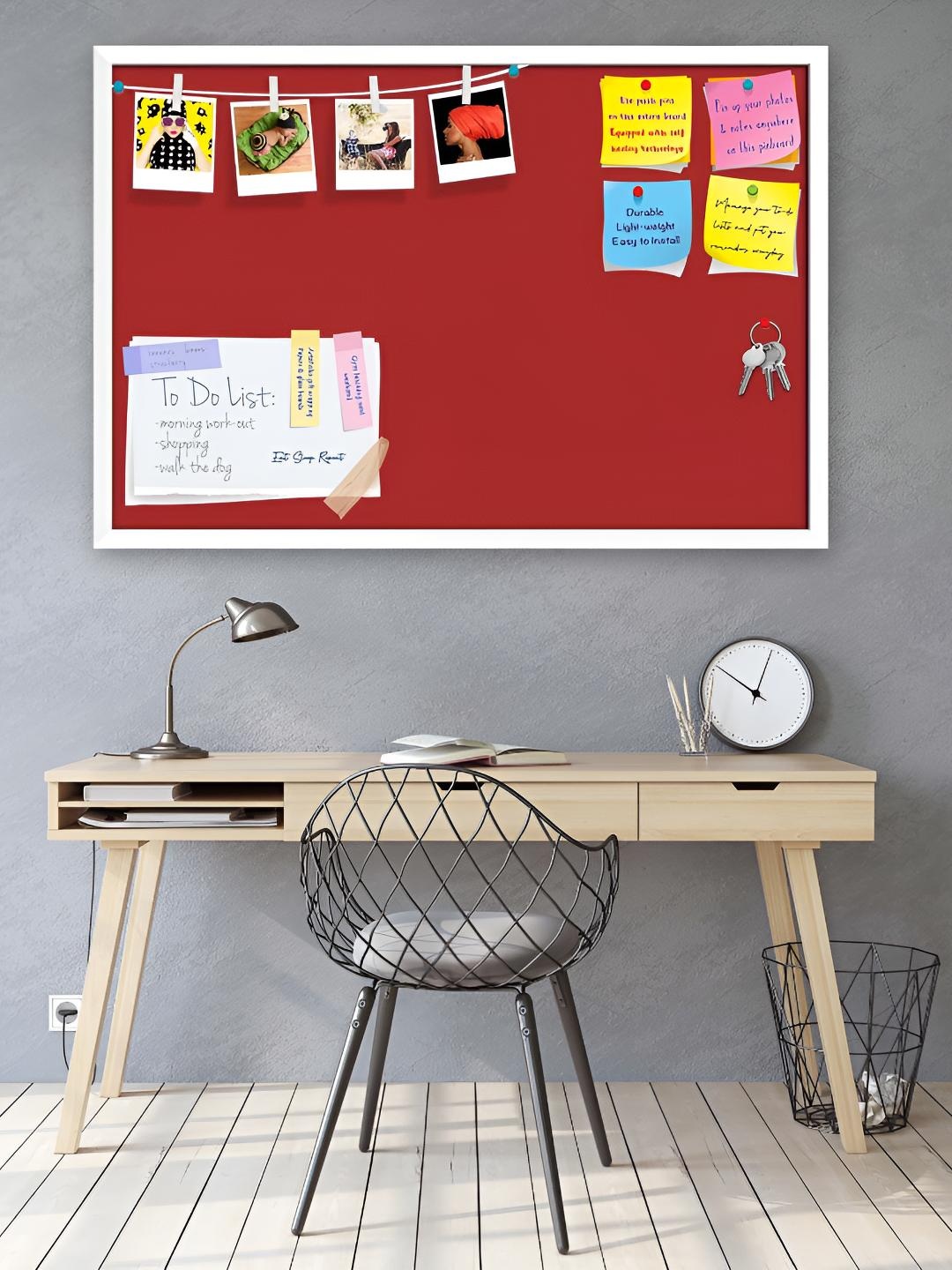 

ArtzFolio Wooden Notice Pin Board, Brown
