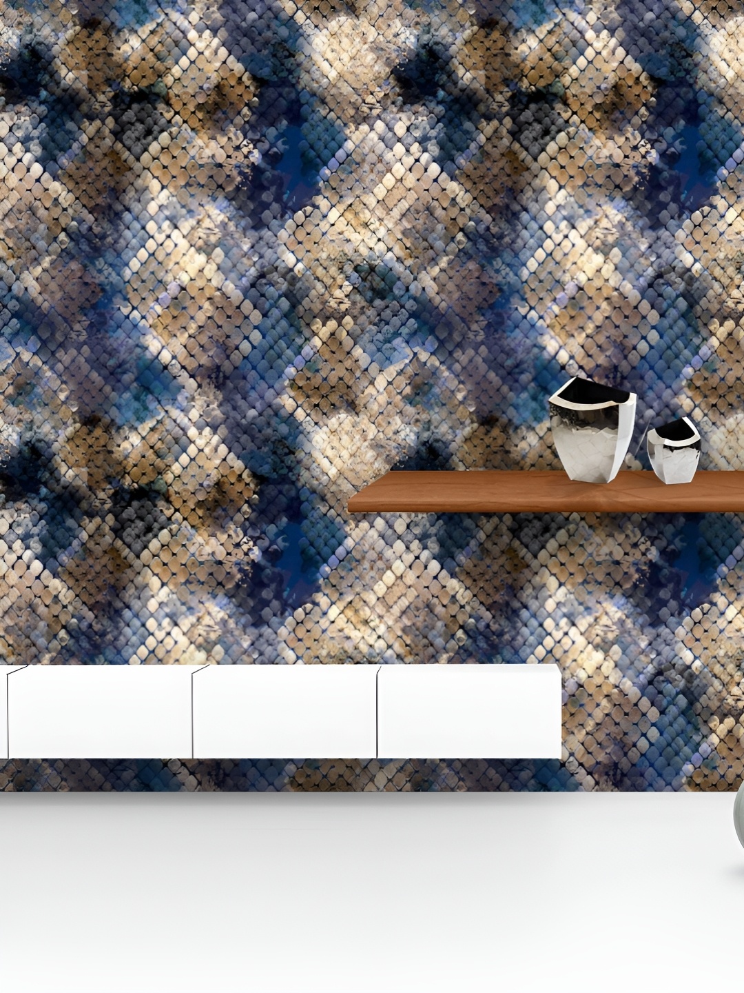 

ArtzFolio Printed UV-Resistant Anti-Bacterial Wild Snakeskin Peel & Stick Wallpaper, Multi