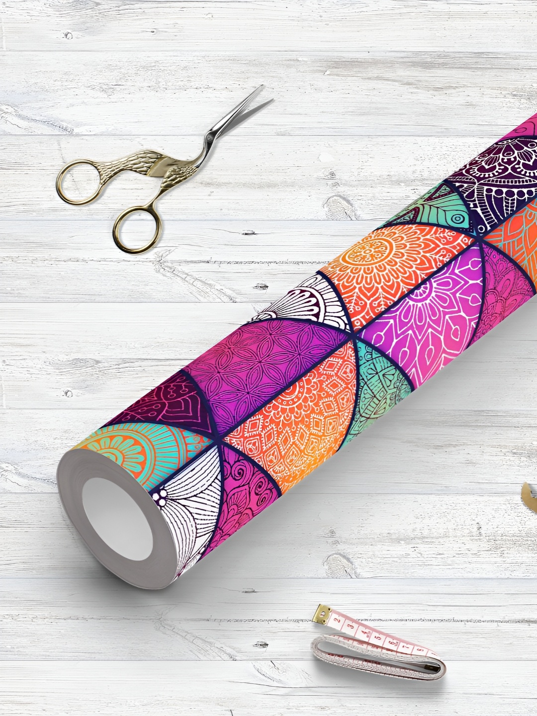 

ArtzFolio Multi Colored Mandala Print Water-proof Decals and Stickers