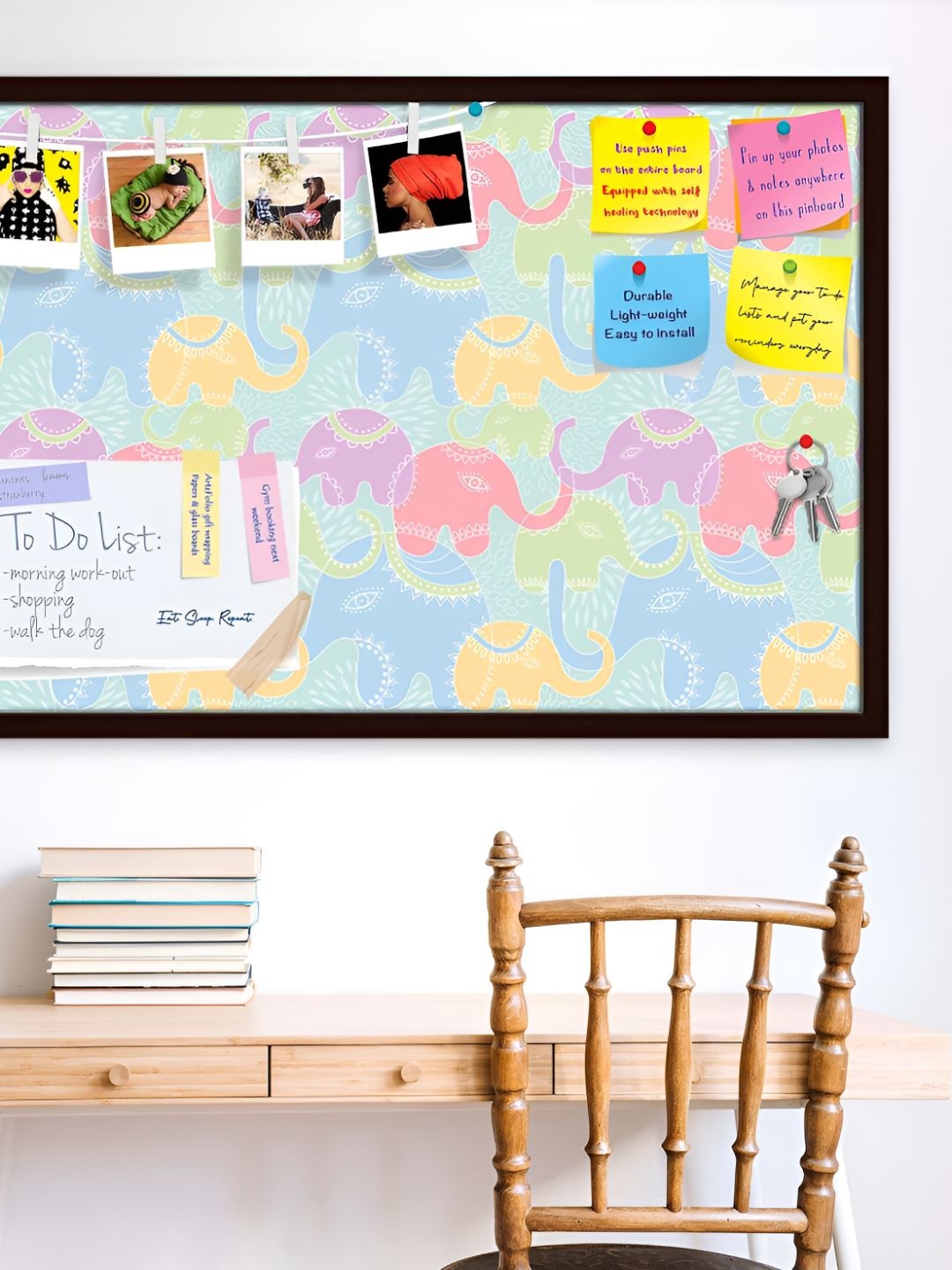 

ArtzFolio Wooden Notice Pin Board, Multi