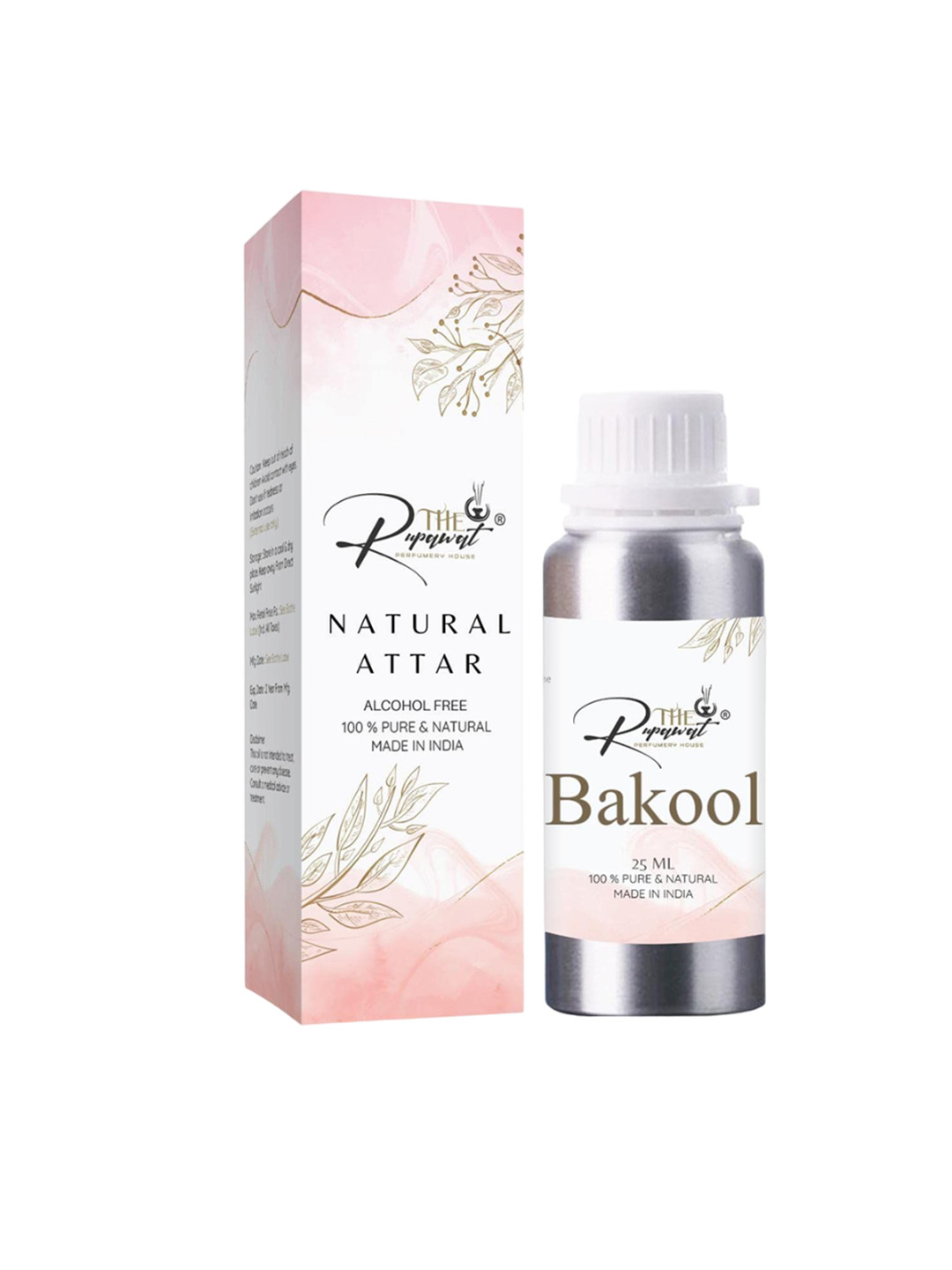 

THE RUPAWAT Perfumery House Bakool 100% Natural & Pure Alcohol Free Attar - 25 ml, Transparent