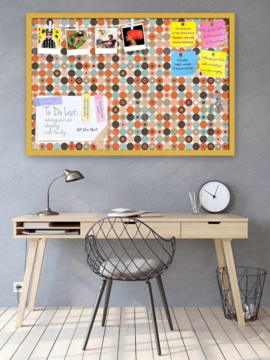 

ArtzFolio Wooden Notice Pin Board, Multi