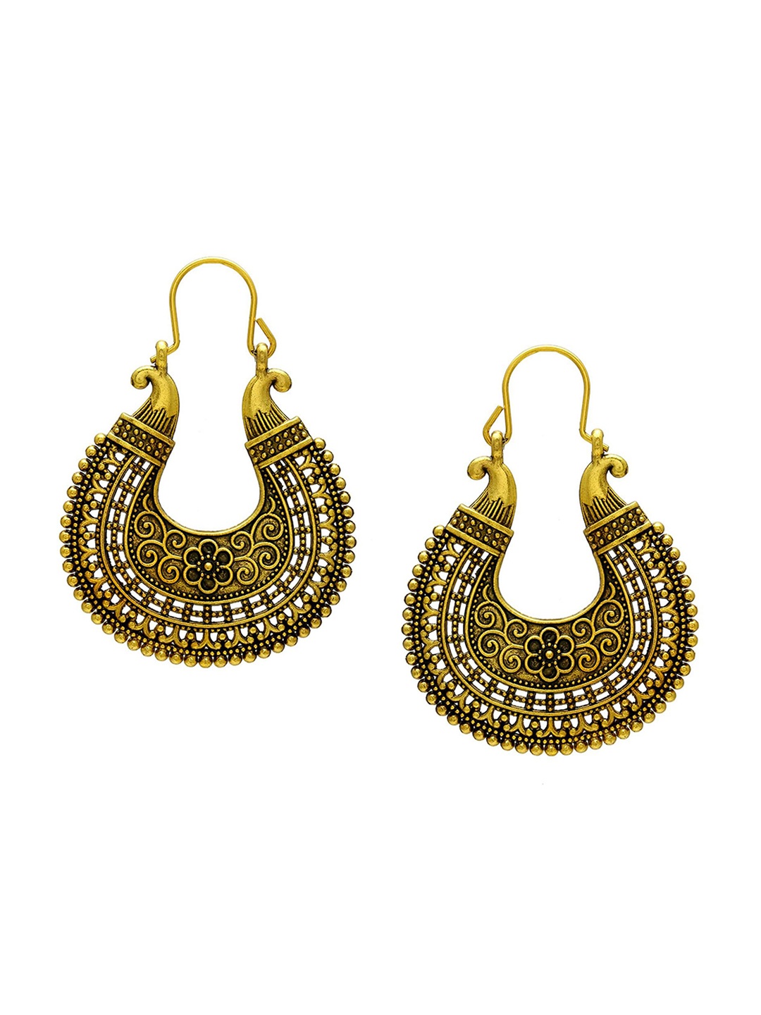 

MEMOIR Contemporary Hoop Earrings, Gold