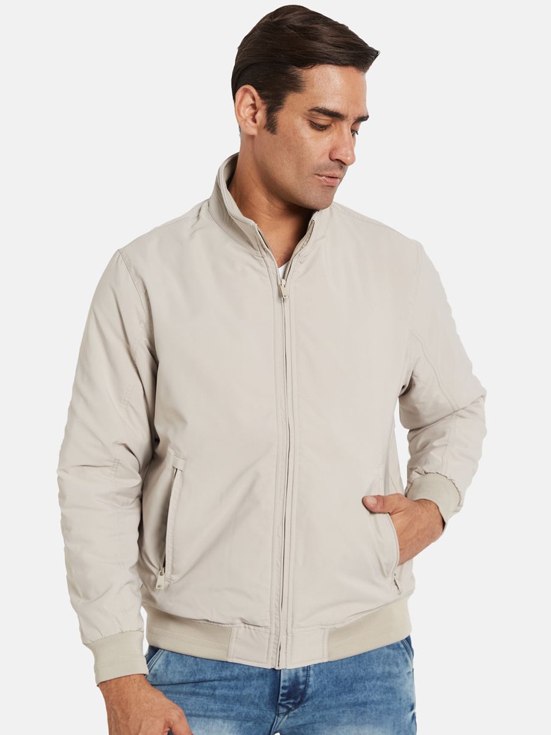 

METTLE Men Jacket, Grey