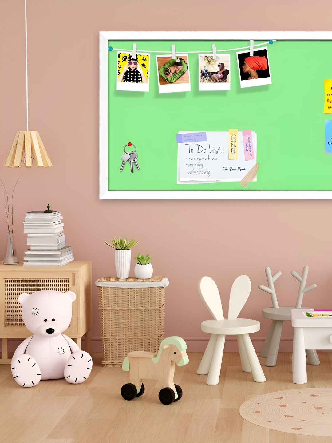 

ArtzFolio Wooden Notice Pin Board, Green