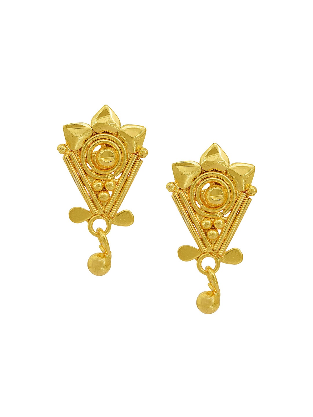 

MEMOIR Gold-Plated Contemporary Beaded Drop Earrings