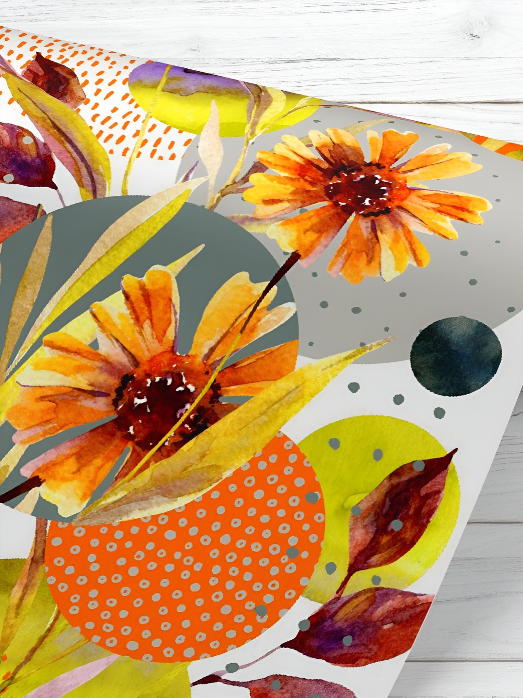 

ArtzFolio Printed UV-Resistant Anti-Bacterial Watercolor Floral Leaves Peel & Stick Wallpaper, Multi