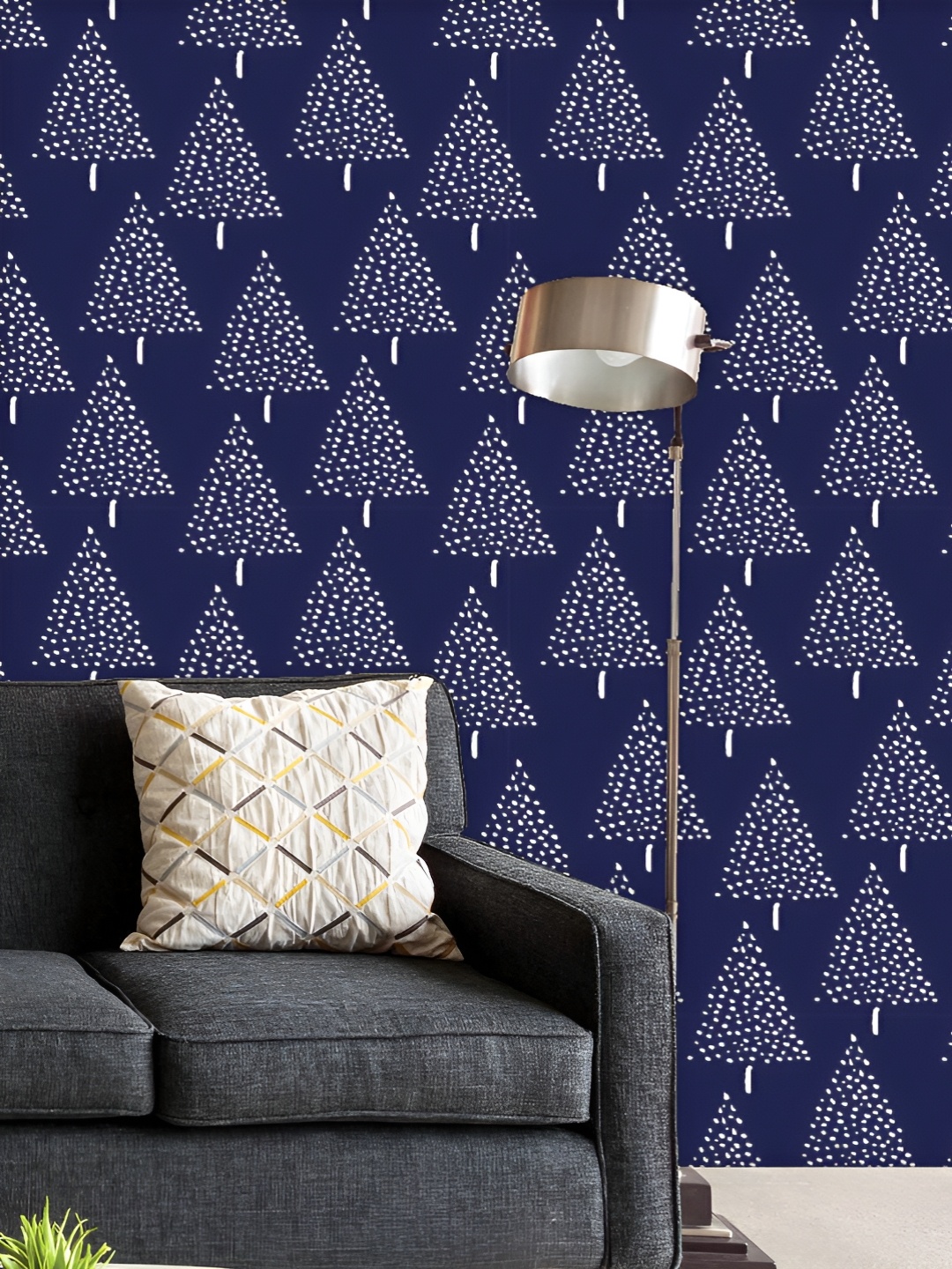 

ArtzFolio Printed UV-Resistant Anti-Bacterial Christmas Tree Made Of Dots Peel & Stick Wallpaper, Multi