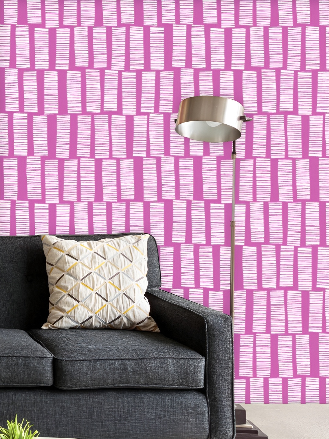 

ArtzFolio Printed UV-Resistant Anti-Bacterial Abstract Rectangles Peel & Stick Wallpaper, Multi