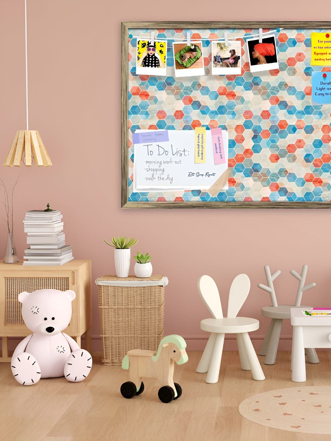 

ArtzFolio Wooden Notice Pin Board, Multi