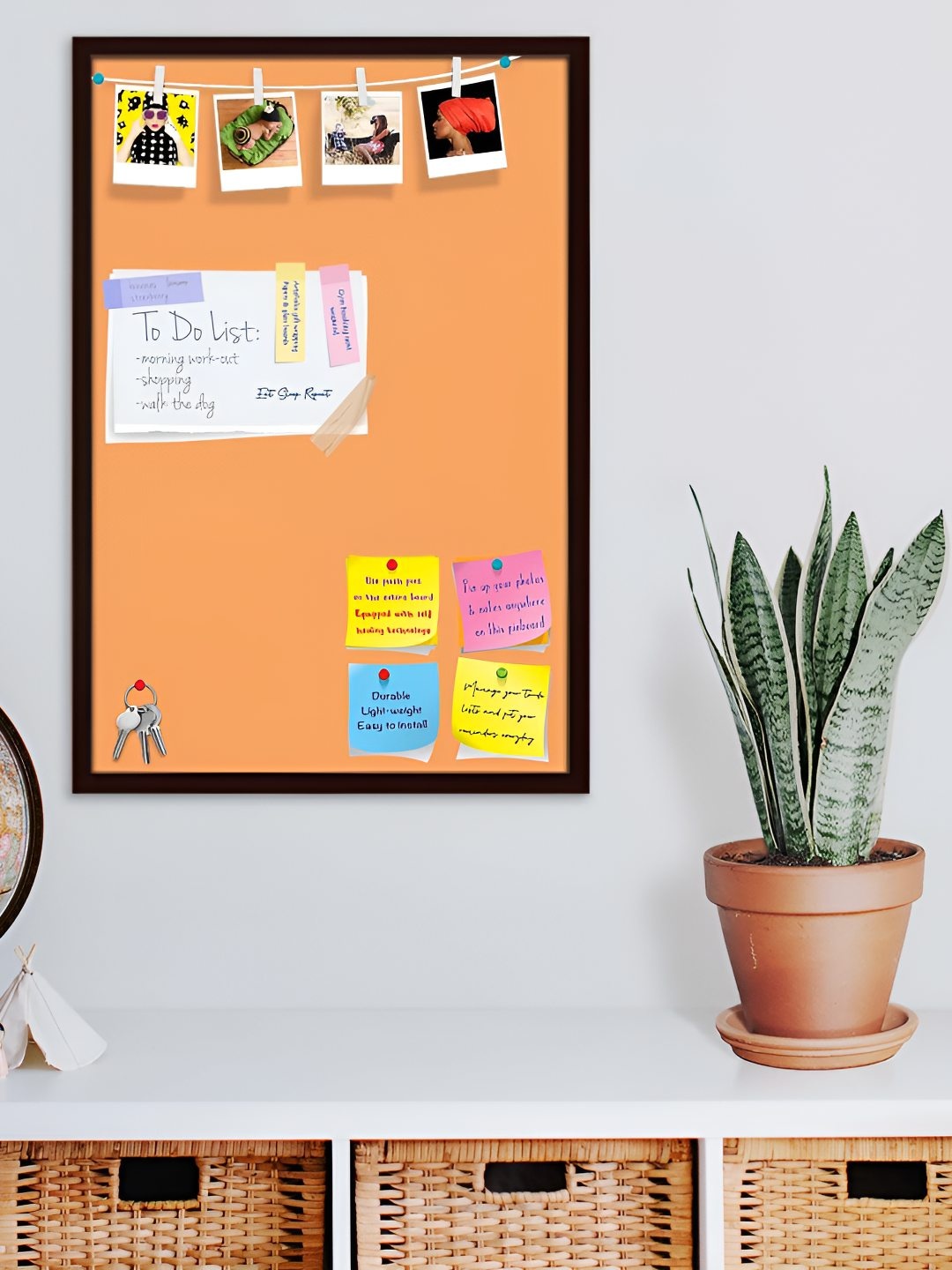 

ArtzFolio Wooden Notice Board, Brown