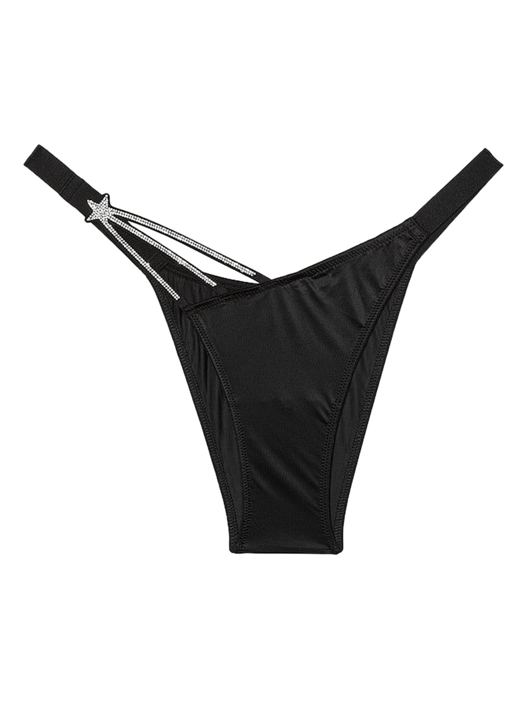 

Victoria's Secret Low-Rise Starstruck Bikini Brief, Black