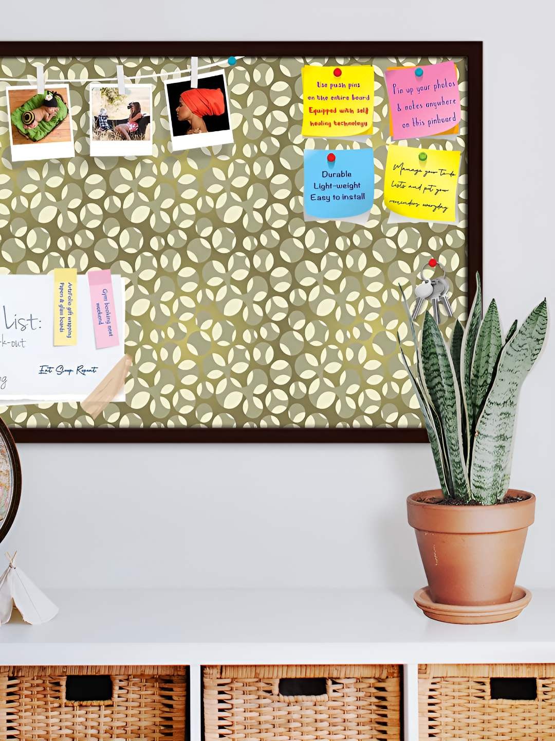 

ArtzFolio Wooden Notice Pin Board, Multi