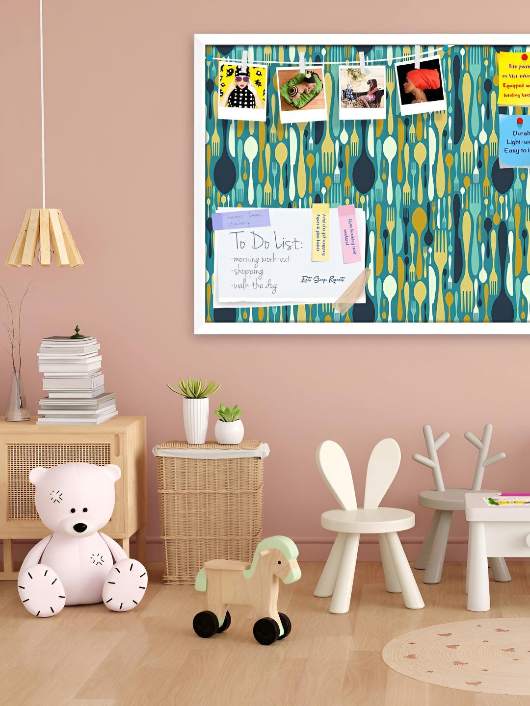 

ArtzFolio Wooden Notice Pin Board, Multi