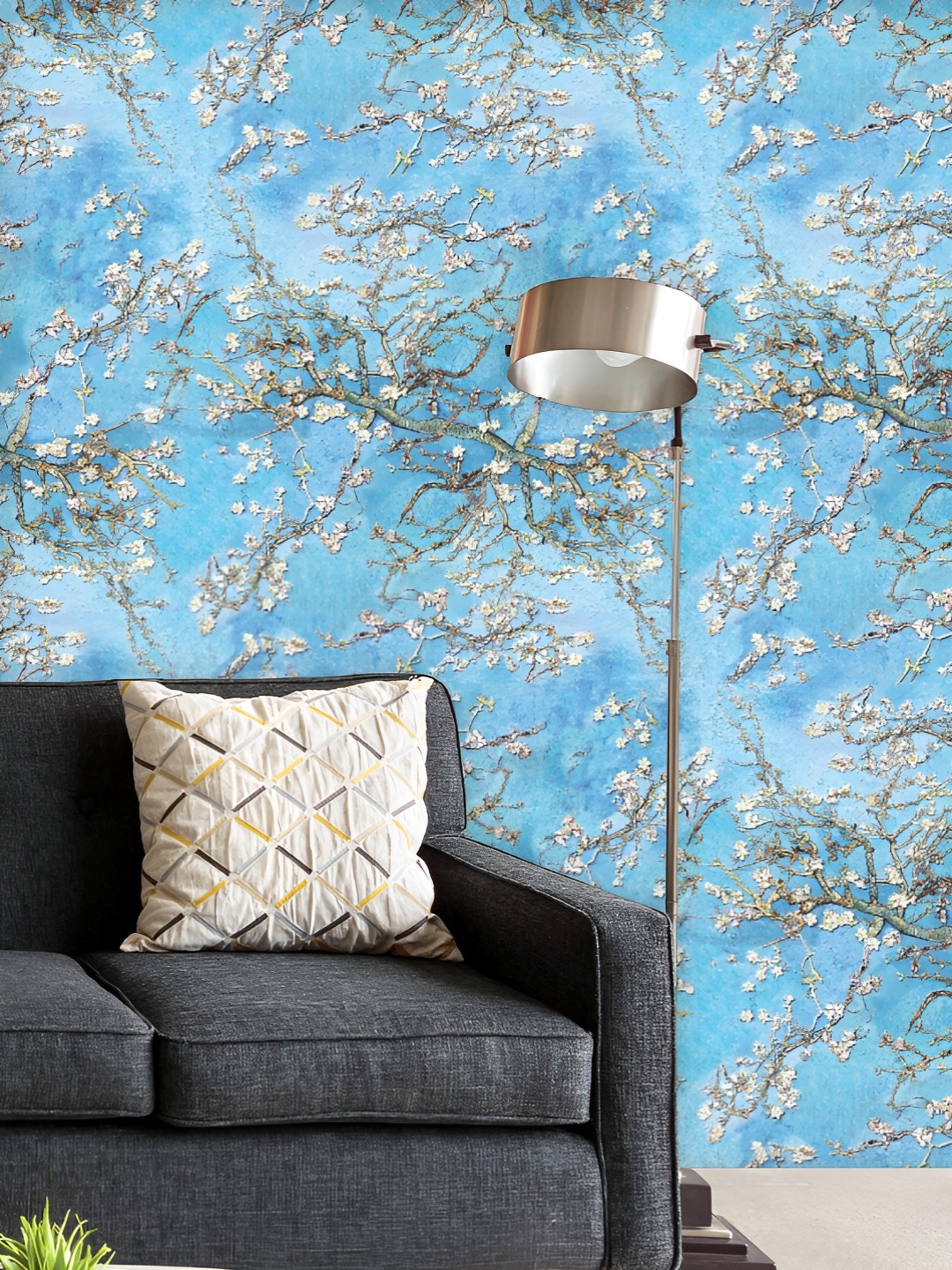 

ArtzFolio Printed UV-Resistant Anti-Bacterial D Almond Blossoms By Vincent Van Gogh Peel & Stick Wallpaper, Multi