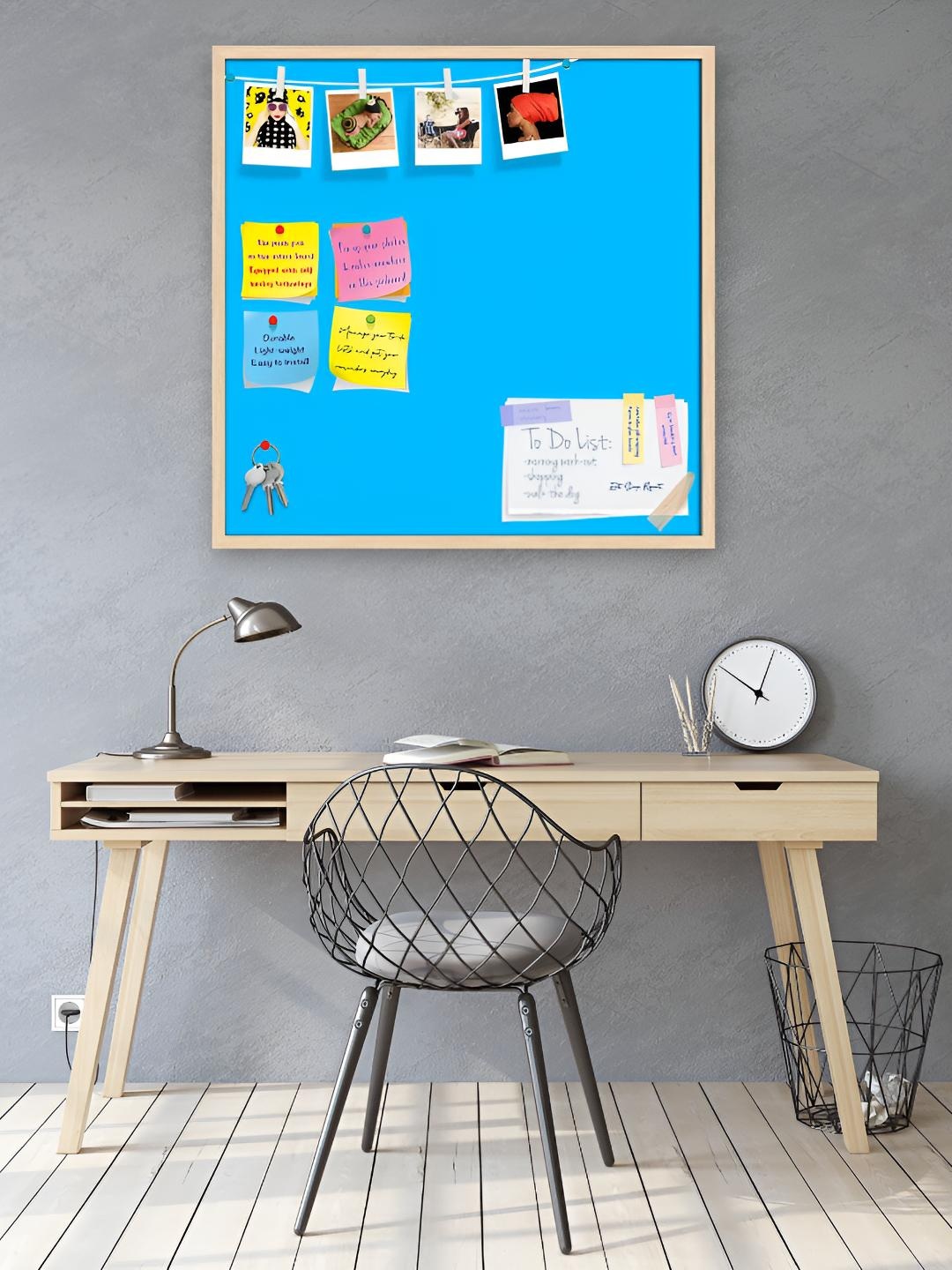 

ArtzFolio Wooden Notice Pin Board, Blue