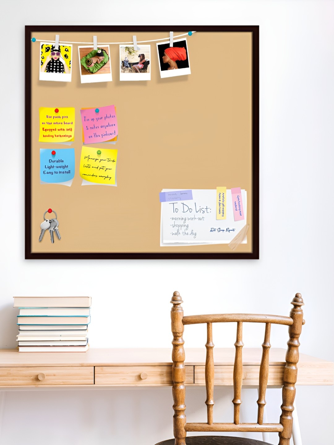 

ArtzFolio Wooden Notice Board, Brown