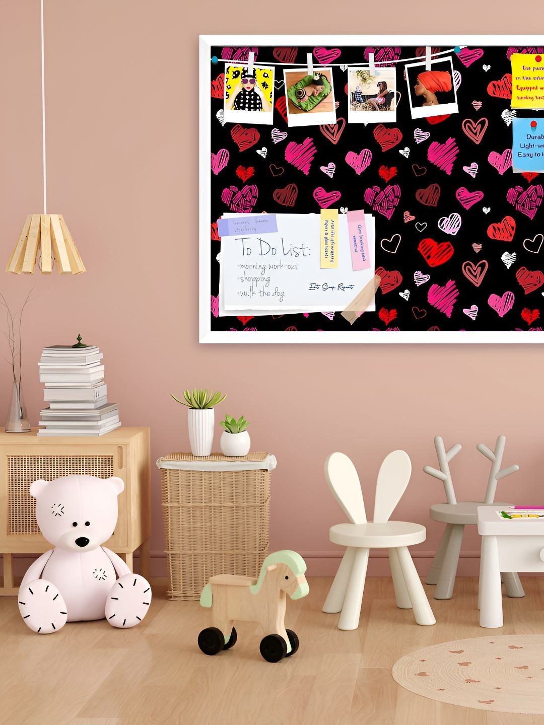 

ArtzFolio Wooden Notice Pin Board, Multi
