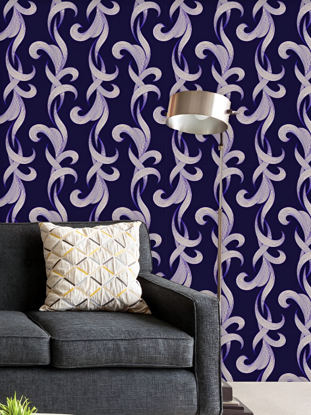 

ArtzFolio Printed UV-Resistant Anti-Bacterial Abstract Leaf Design Peel & Stick Wallpaper, Multi