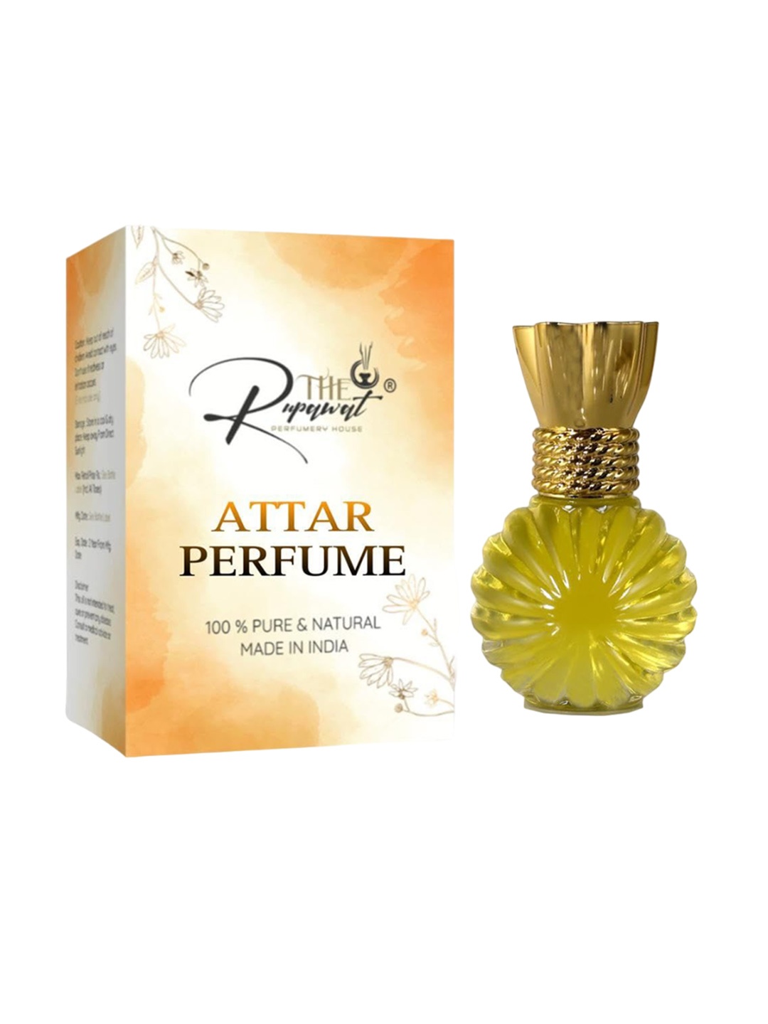 

THE RUPAWAT Perfumery House Blue Bell Premium Natural Alcohol Free Attar - 12 ml, Transparent