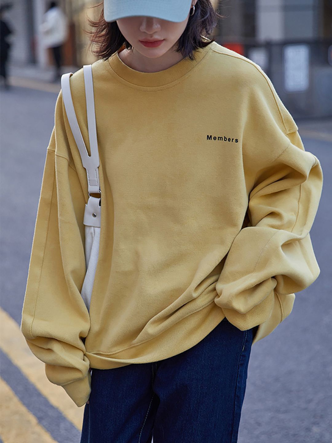 

JC Mode Women Typography Sweatshirt, Yellow