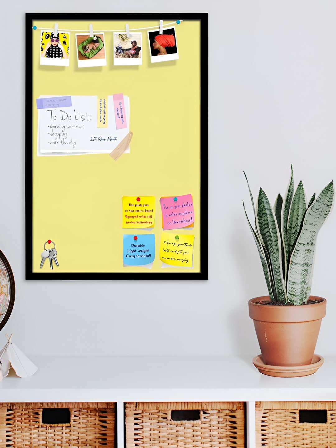

ArtzFolio Wooden Notice Board, Yellow