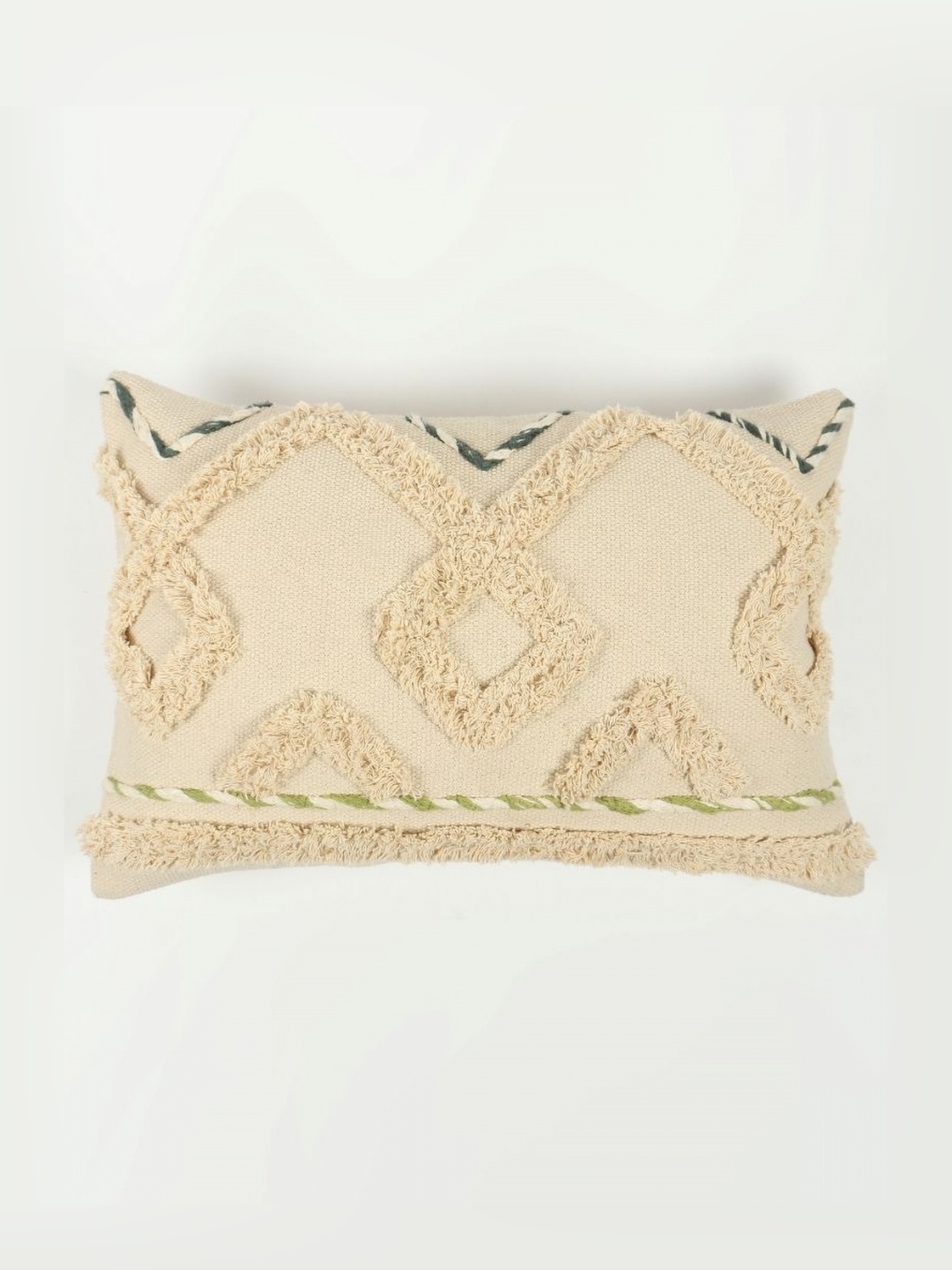 

Art Avenue White Embroidered Cotton Rectangle Cushion Covers