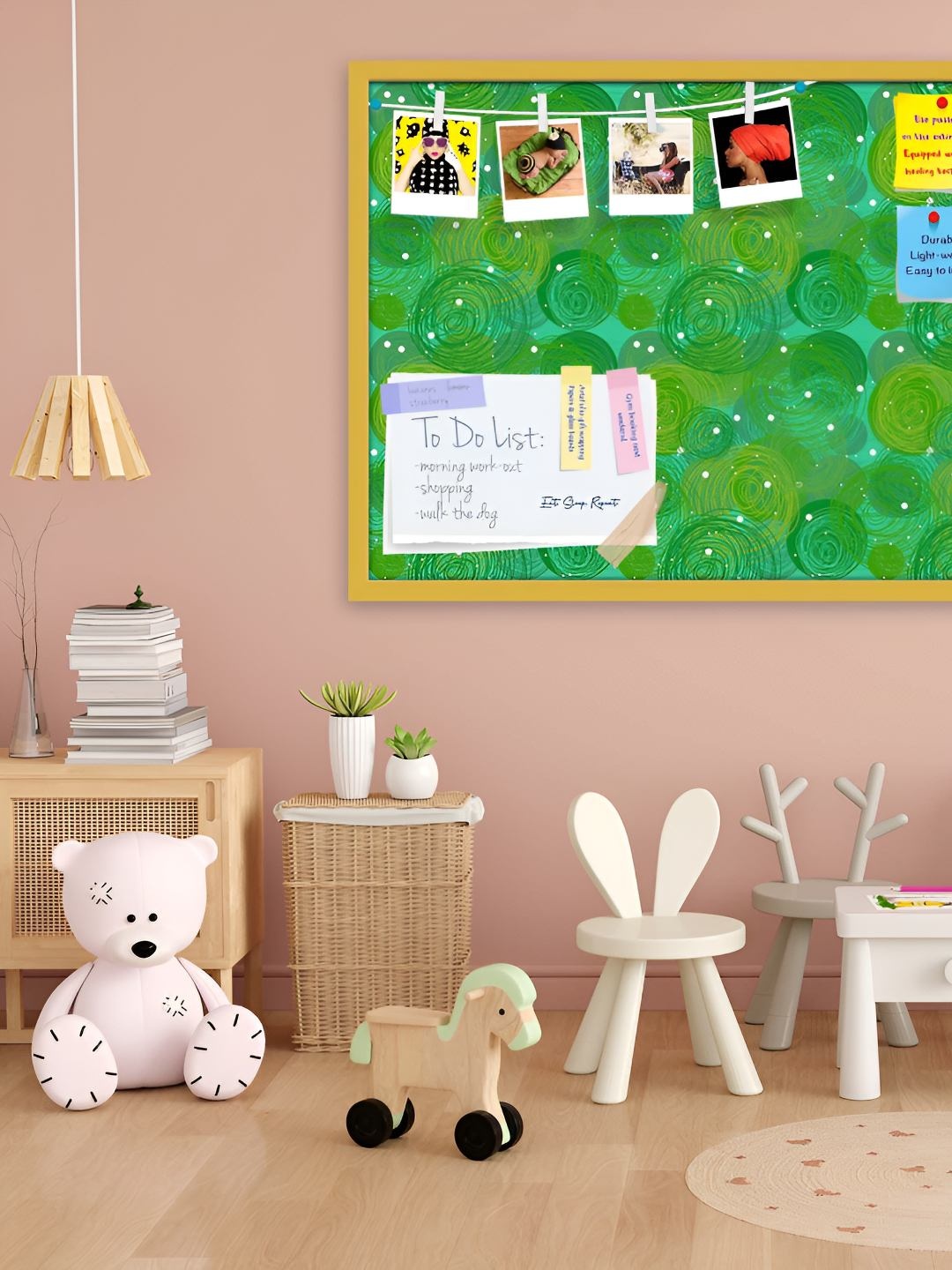 

ArtzFolio Wooden Notice Pin Board, Multi