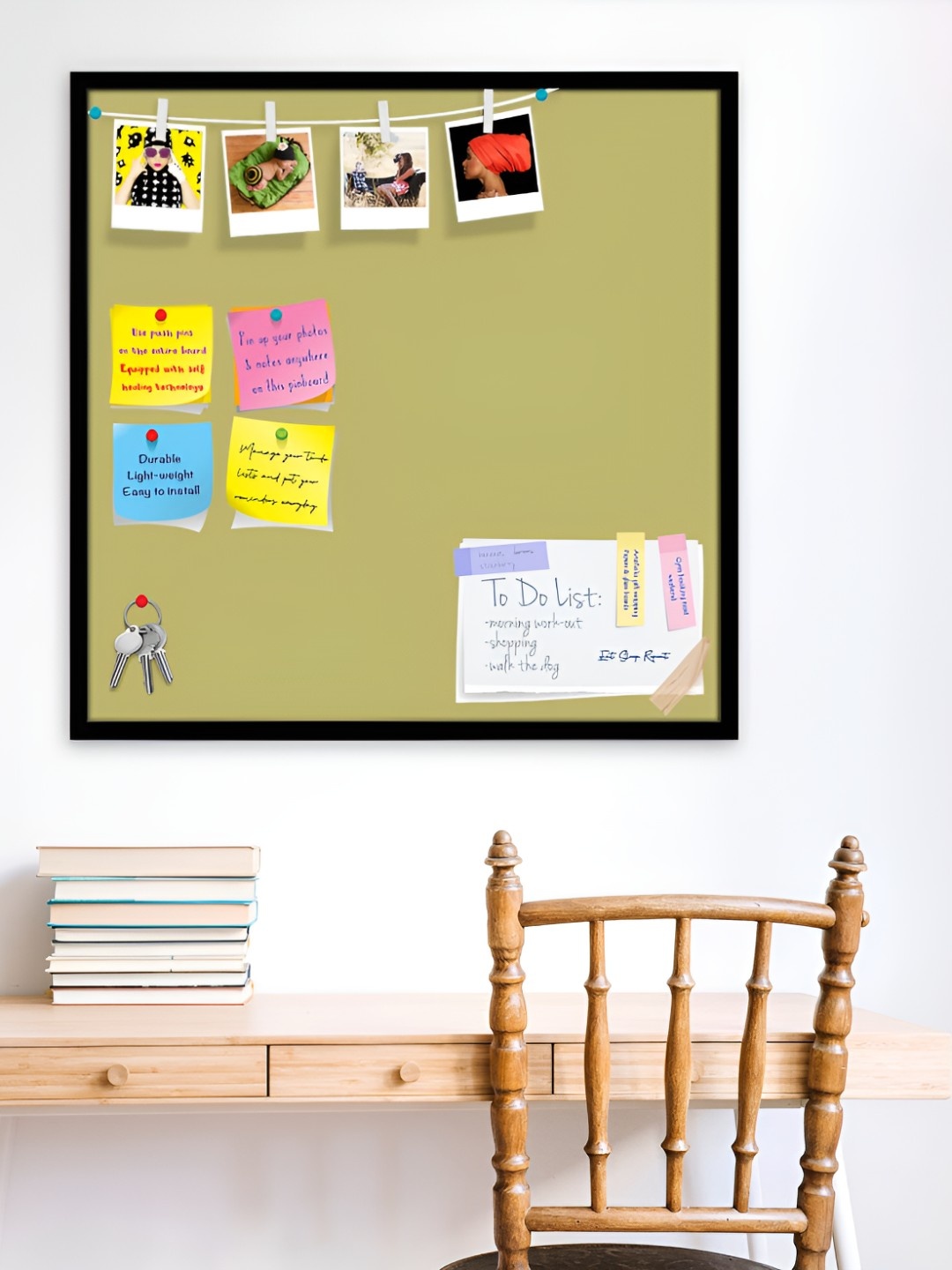 

ArtzFolio Wooden Notice Pin Board, Yellow