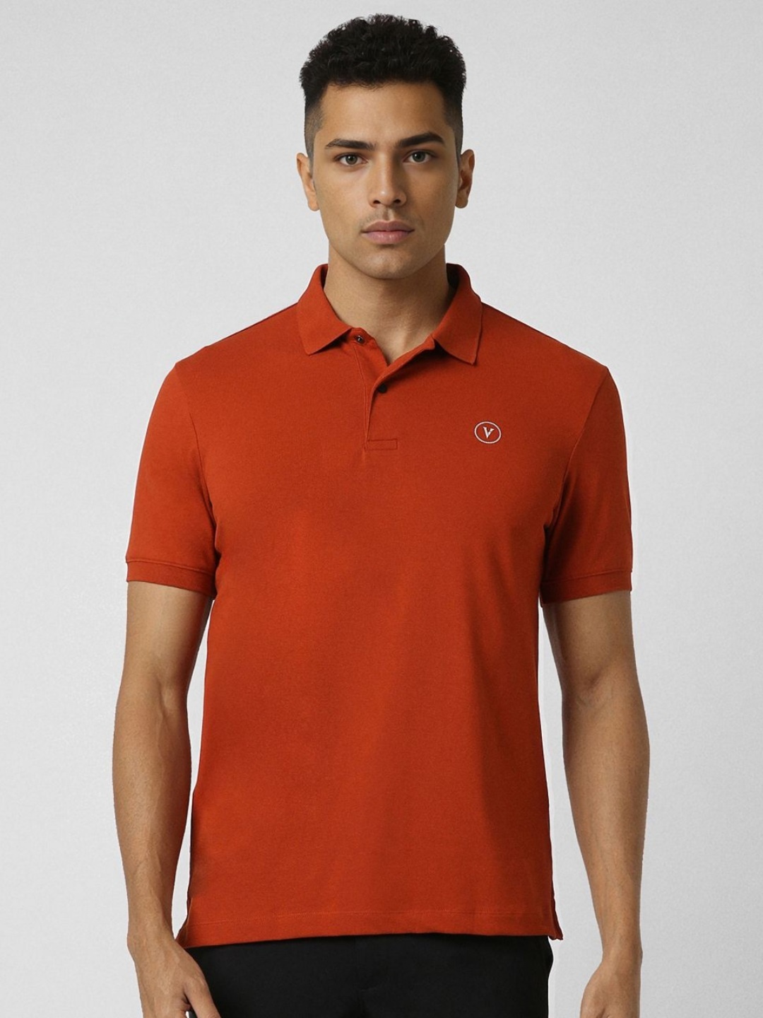 

Van Heusen Flex Men Polo Collar T-shirt, Red