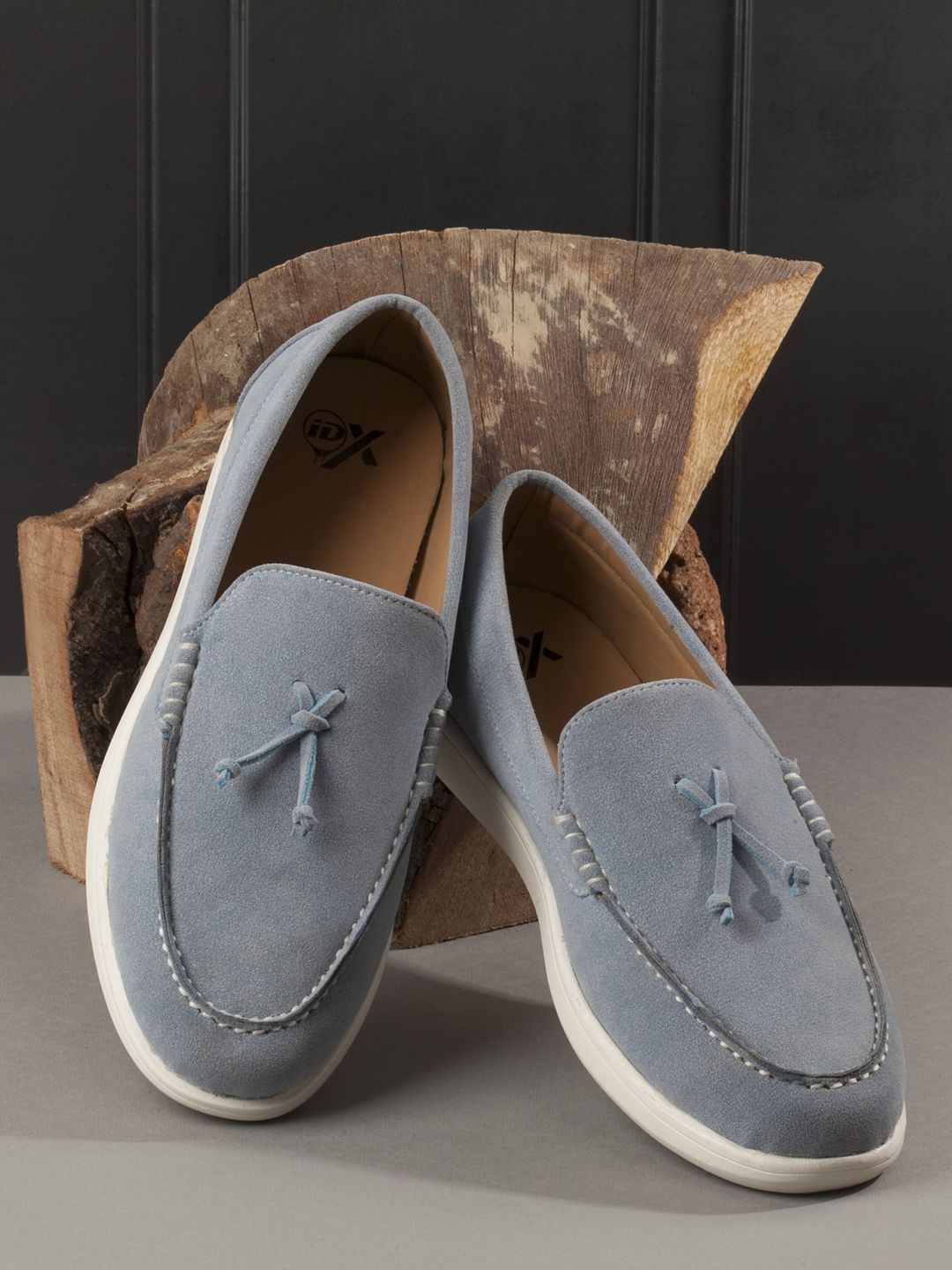 

ID Men Slip-On Antibacterial Loafers, Blue