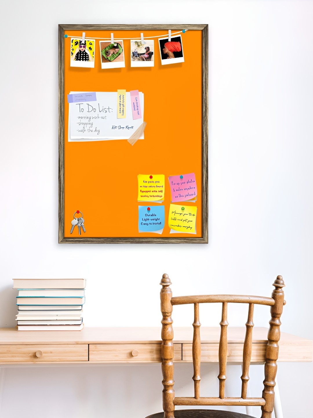 

ArtzFolio Wooden Notice Board, Orange