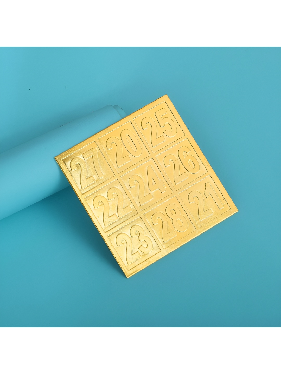 

MEMOIR Gold Plated Metal Kubera Yantra for Wealth and Prosperity