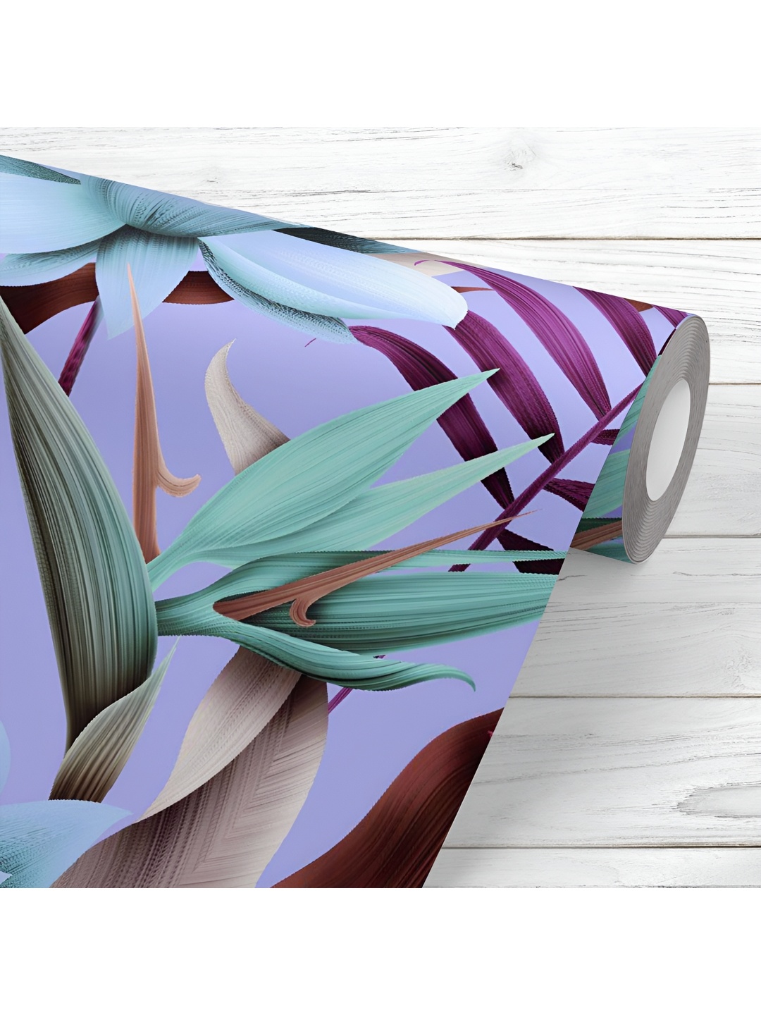 

ArtzFolio Lavender & Green Printed UV Resistant Wallpaper