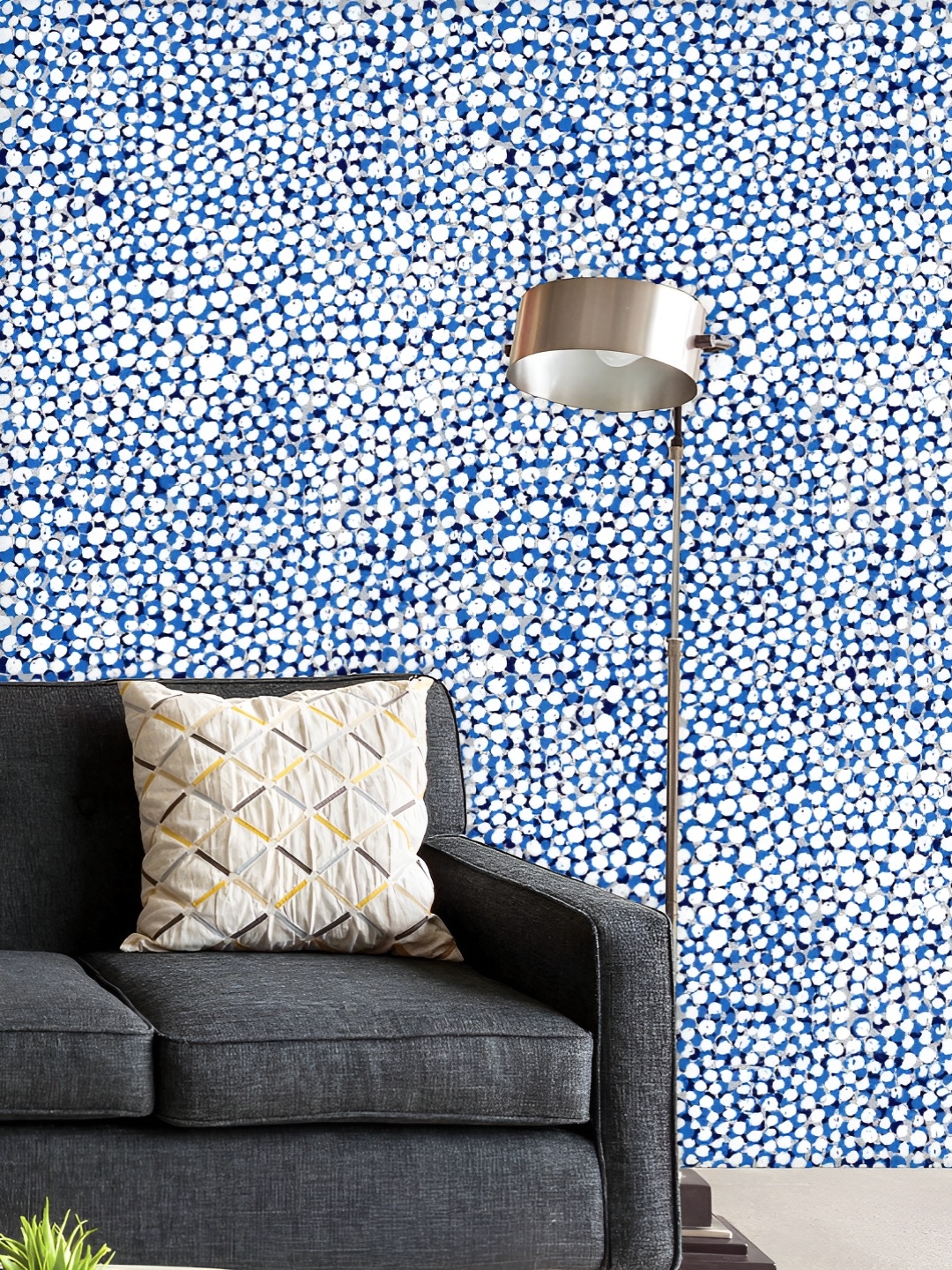 

ArtzFolio Printed UV-Resistant Anti-Bacterial Snowballs Falling From Sky Peel & Stick Wallpaper, Multi