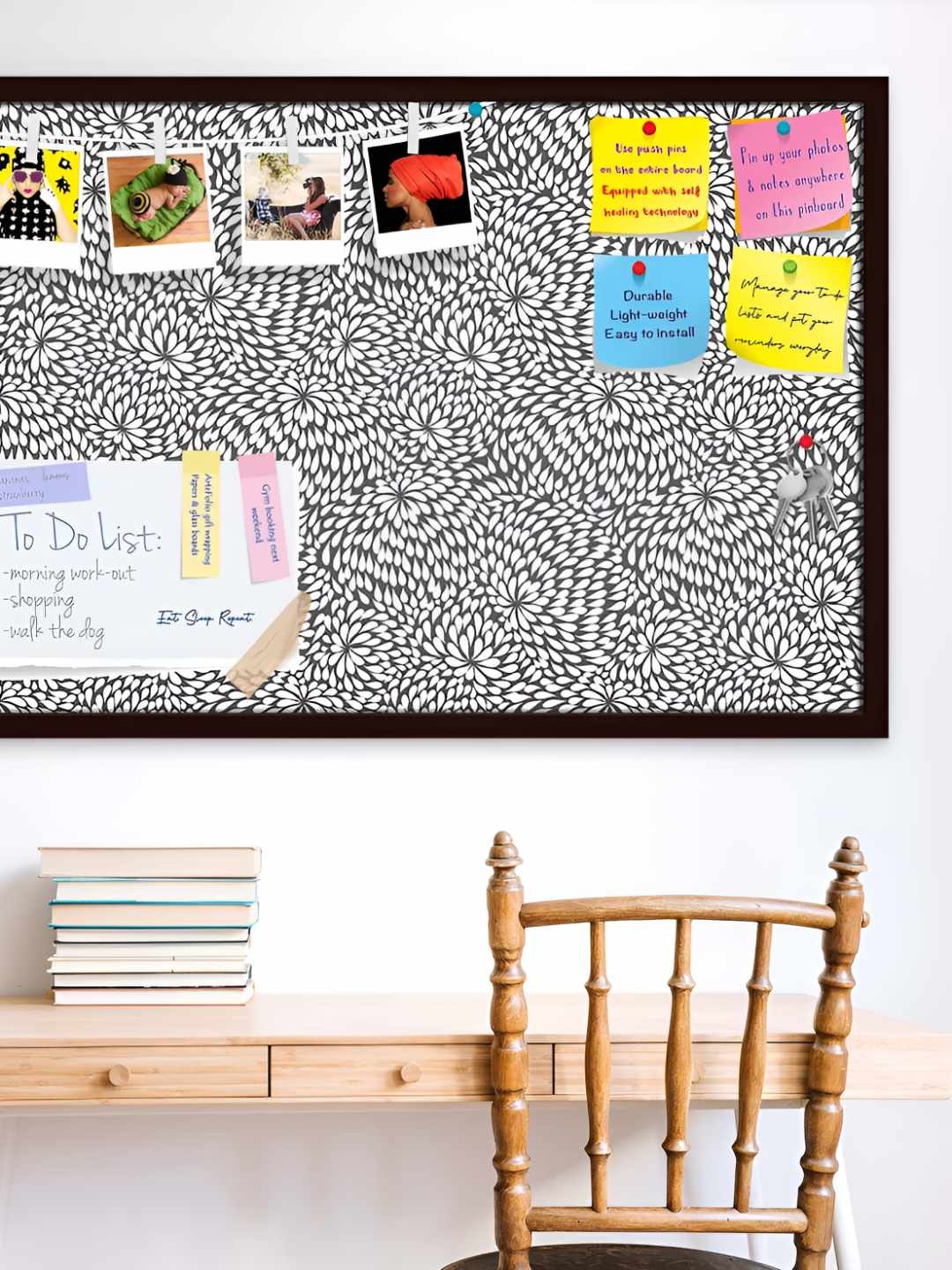 

ArtzFolio Wooden Notice Pin Board, Multi