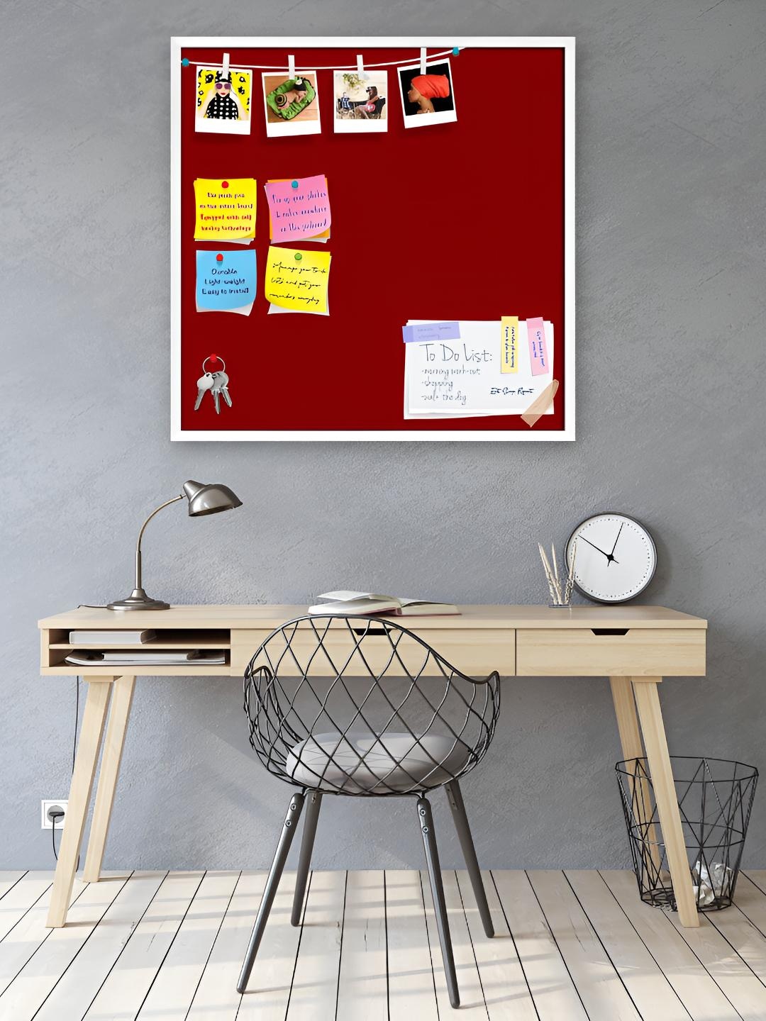 

ArtzFolio Wooden Notice Pin Board, Brown
