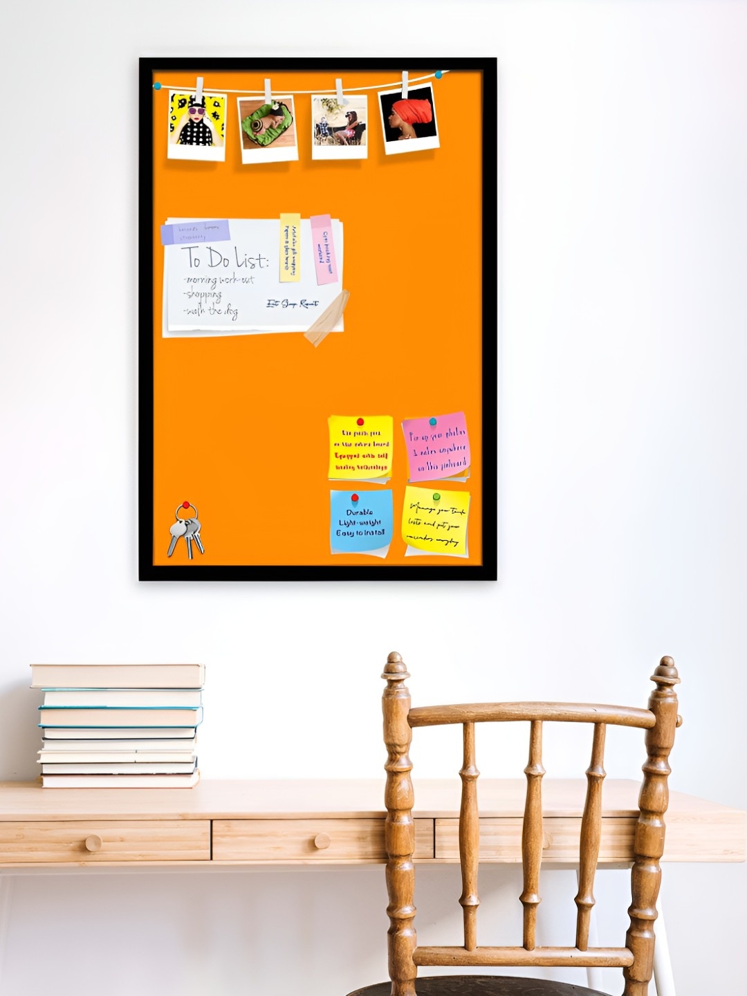 

ArtzFolio Wooden Notice Board, Orange
