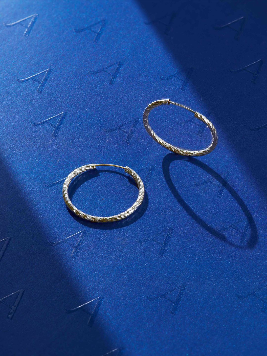 

Accessorize Silver-Plated Beaded Circular Hoop Earrings