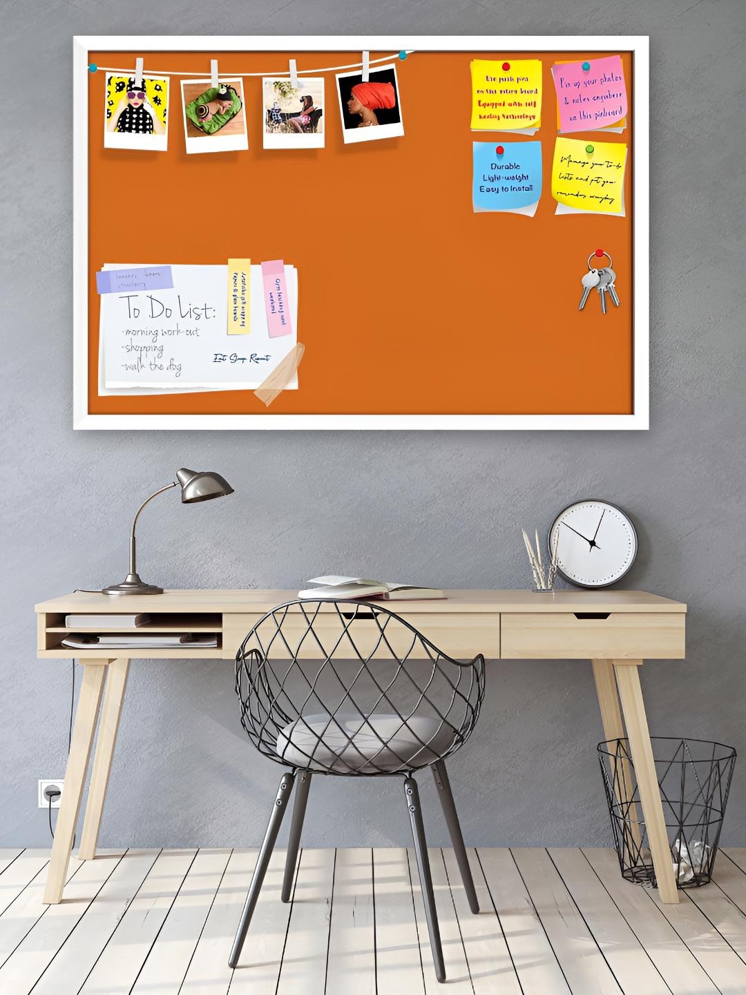 

ArtzFolio Wooden Notice Pin Board, Brown