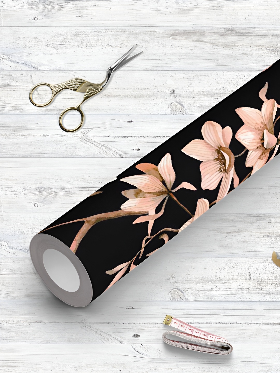 

ArtzFolio Printed UV-Resistant Anti-Bacterial Watercolor Floral Magnolies Peel & Stick Wallpaper, Multi